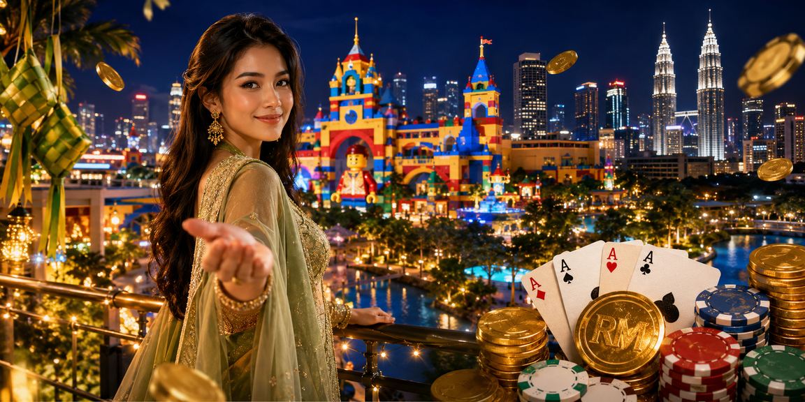 Malaysian Hari Raya-themed online poker games on the 7100 platform